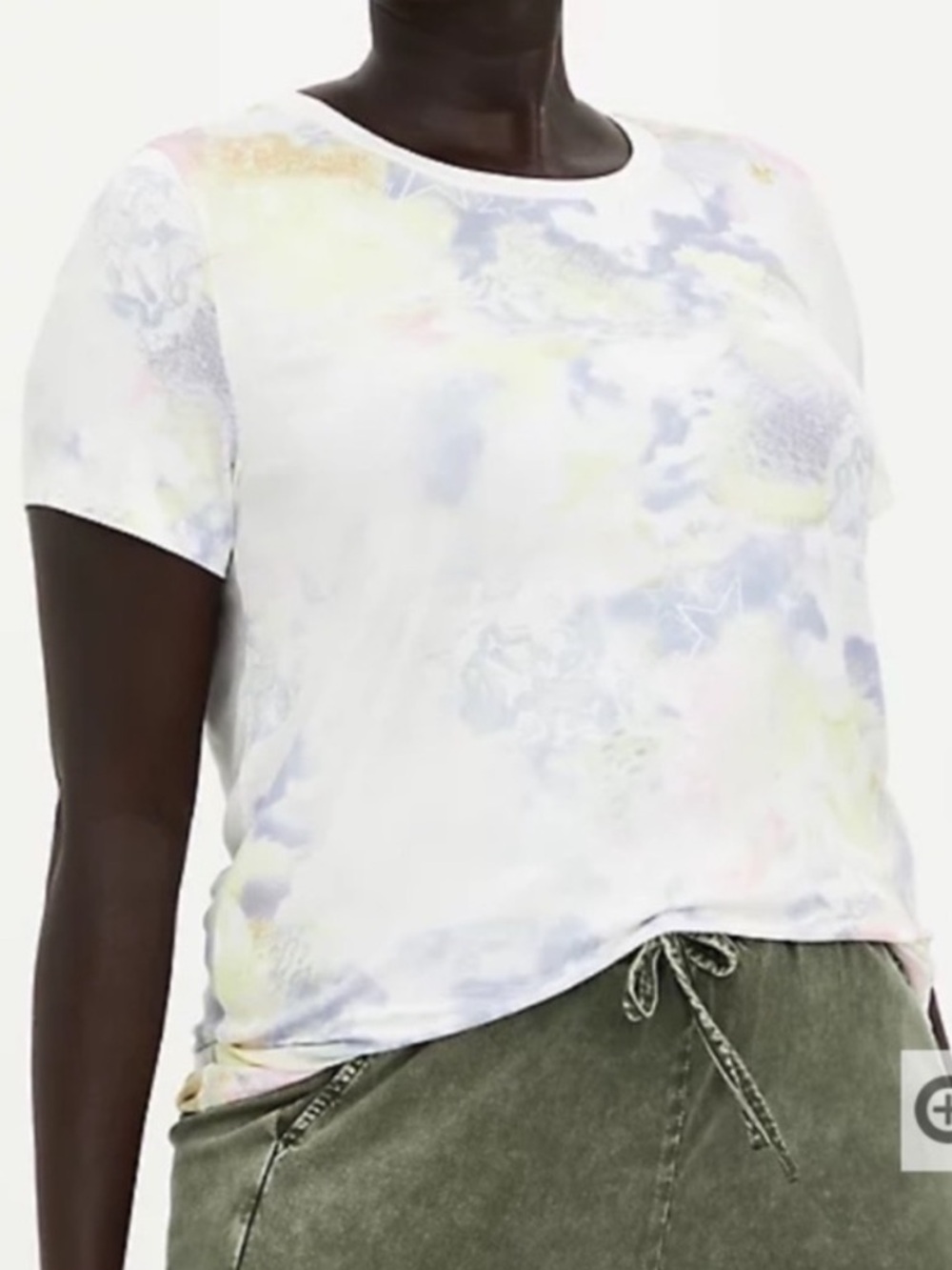 torrid tye dye super soft perfect tee New